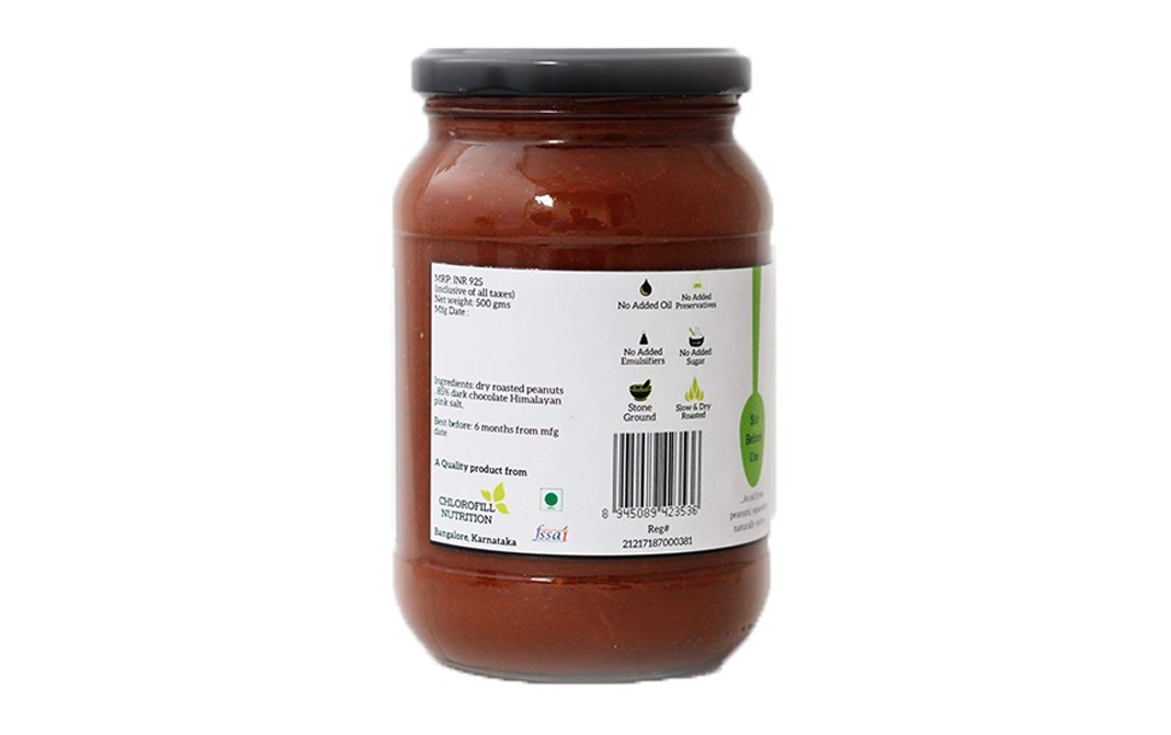 All Over Nuts 85% Dark Chocolate Peanut Butter Creamy   Glass Jar  500 grams